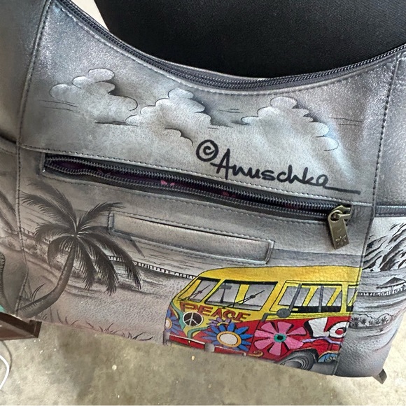 ANUSCHKA Handbag (hand painted) new without tags - Picture 5 of 15